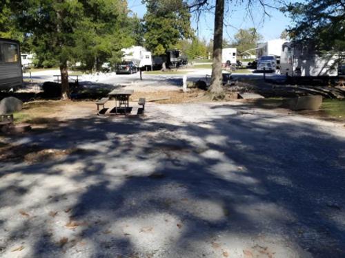Gravel RV Sites at Gettysburg Battlefield Resort