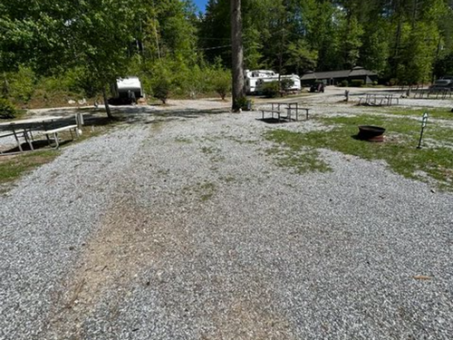 Gravel sites at River Falls at the Gorge