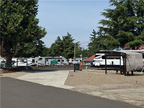 RV sites and covered picnic table