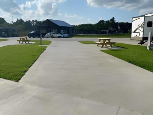 Open RV site at Boomtown USA RV Resort