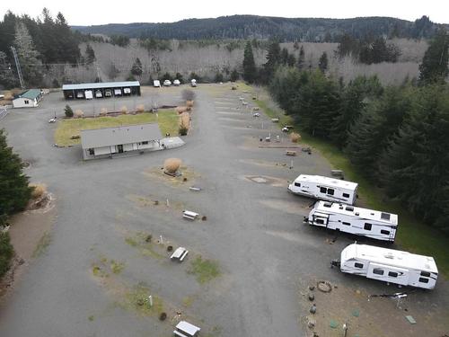 View of the campground at Quileute Riverview RV Park