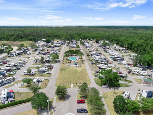 Overview of the park Sanctuary RV Resort