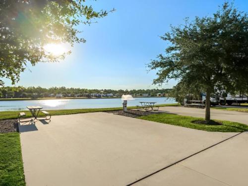 Open RV space at site Brazoria Lakes RV Resort