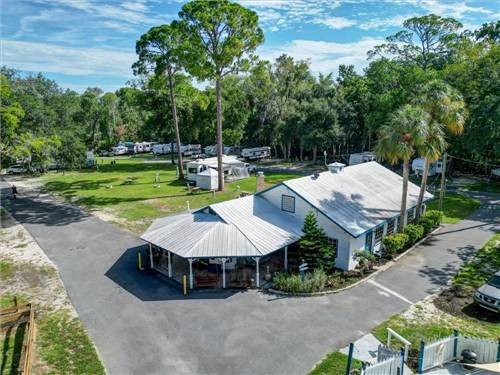 Aerial view of the park