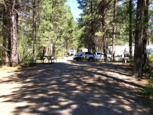 RV's Parked at Sumpter RV Park