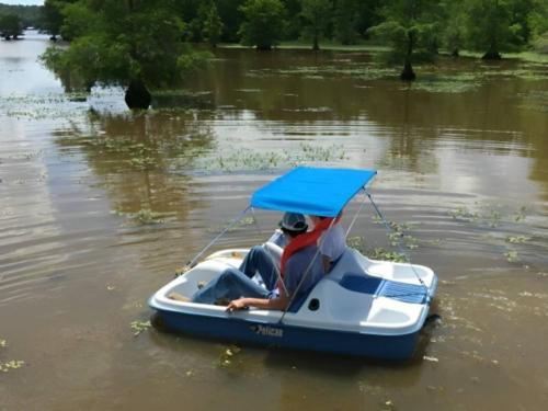 Lake view at site Cypress Landing RV Park