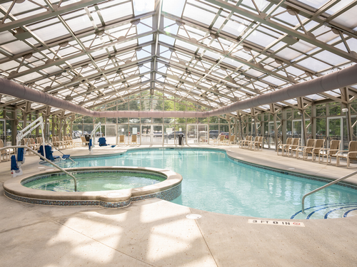 Indoor pool at Sun Retreats Westward Shores