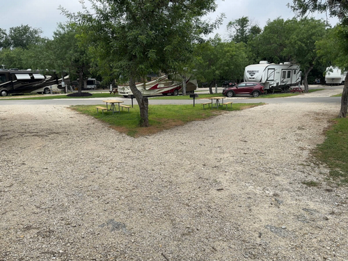 Gravel site at Tejas Valley RV Park