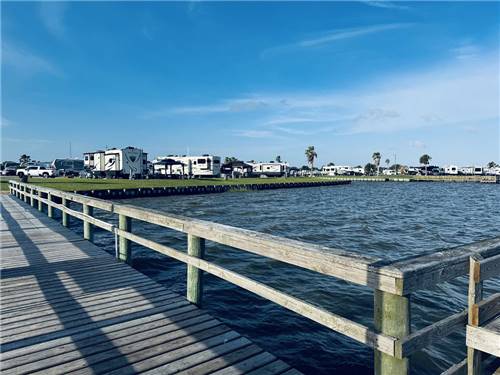 A view of the park from the dock