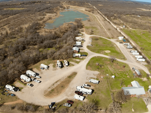 Aerial view of the park