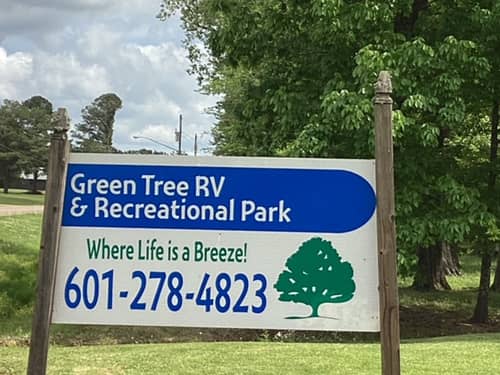Entrance sign to park