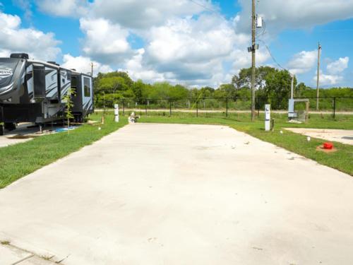 Open RV site at Big State RV Park