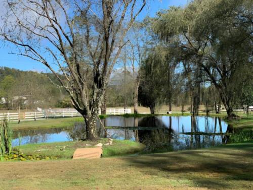 Lake at site Willow Valley RV Resort