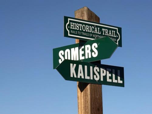 Historical trail signs