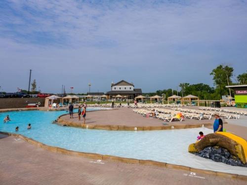 Pool play area at site Camp Cedar