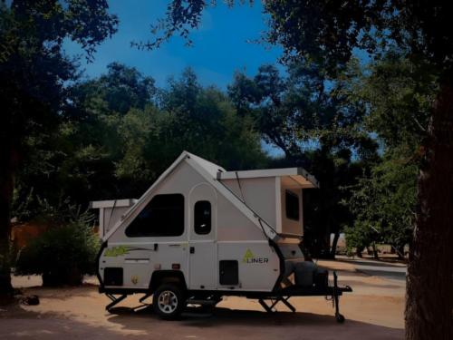 Camper at site Boulevard / Cleveland National Forest KOA Holiday