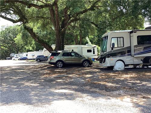 Nice shady sites at Creekside Campground