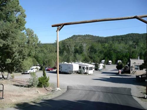 Entrance at site Along the River RV Park