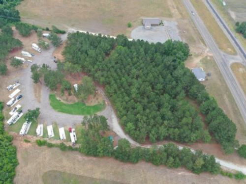 Aerial view at Shady Pines RV Park