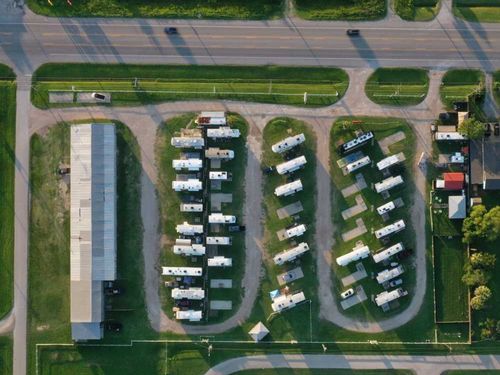 Overview of park at Beachside RV Park at Crystal Beach