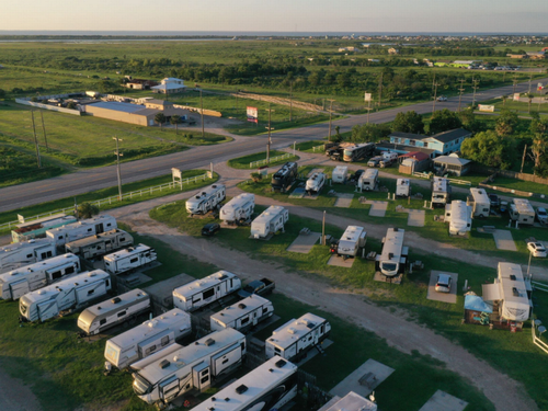 View of the park Beachside RV Park at Crystal Beach