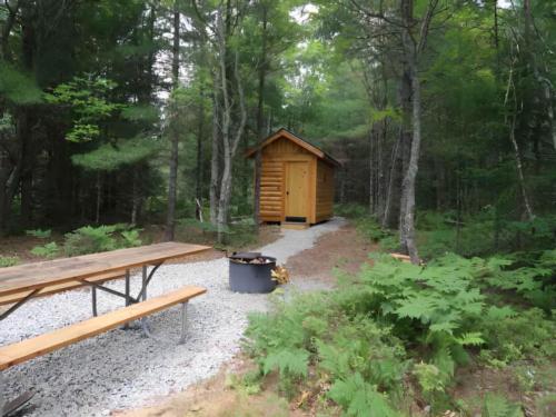 outhouse at site JoeIda Campground