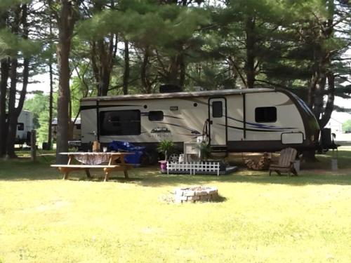 Lake view at Country Charm Campground