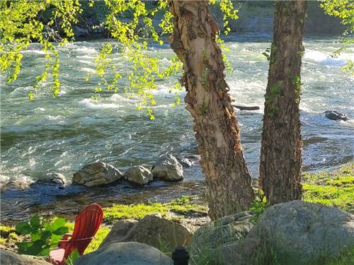 The rushing river