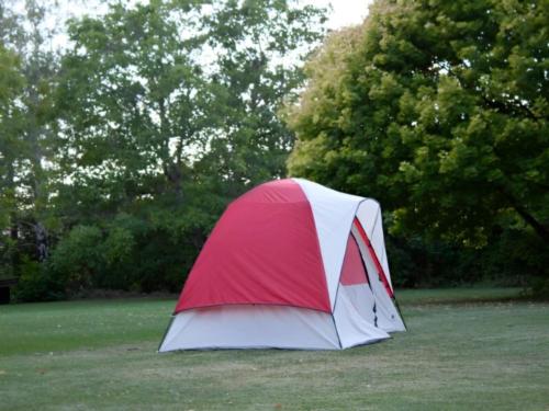 Tent at site Summerhill Farm