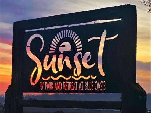 Sunset at Blue Oasis RV Park-Onawa