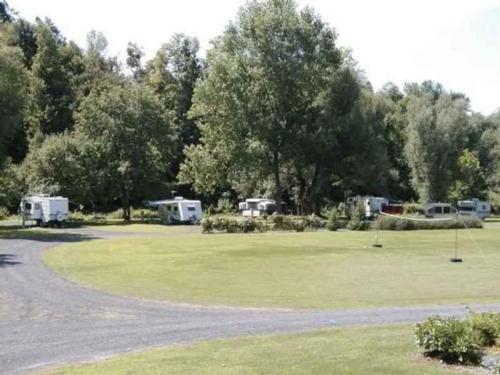 Trailers in a campground at SutterCreek Campground