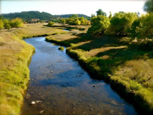 Creek at site Tower Valley RV Park