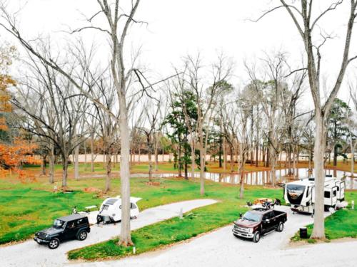 Large paved RV sites