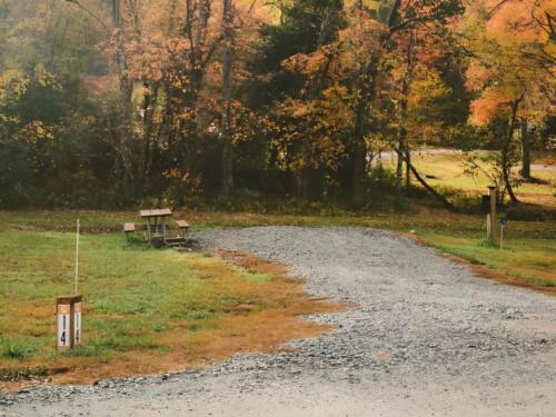 Open RV space at site Emberglow Outdoor Resort