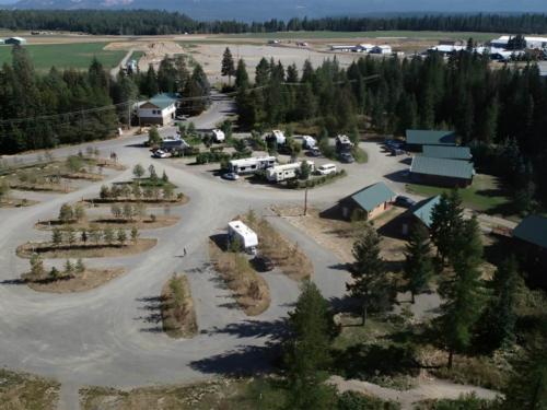 Overhead view of North Haven Campground