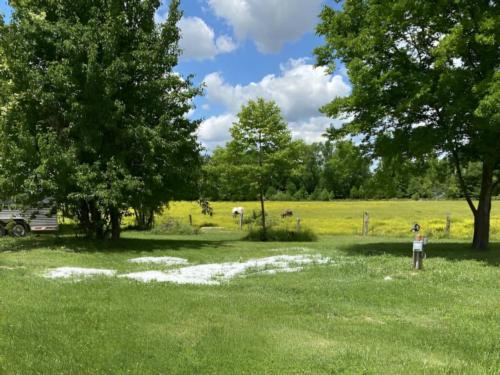 Open RV site at Peaceful Acres at Plato's Branch