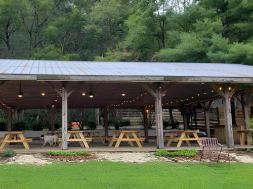 Covered panic area at Wilderness Adventure at Eagle Landing