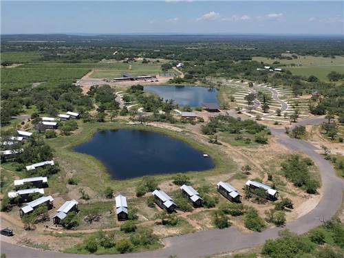 Aerial view of resort at SKYE TEXAS HILL COUNTRY RESORT