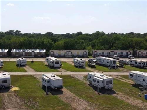 View of sites and motel