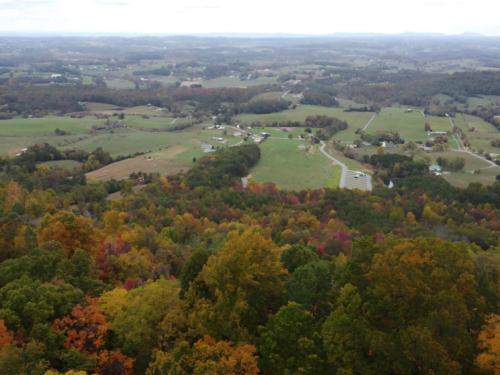 Fall trees at site White Sands RV Resort