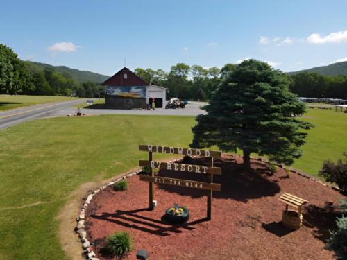Welcome sign at Wildwood RV Resort