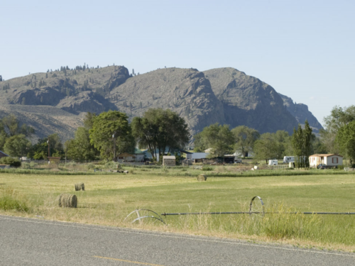View of mountains at Margie's Riverside RV Park