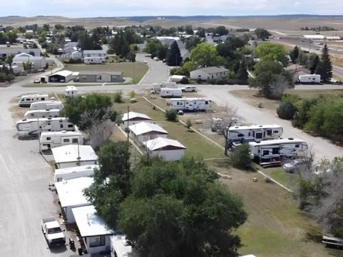 Overhead view at site Lakeview Haven