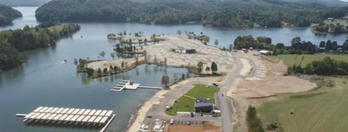 Overhead view at site Rockwood Marina & RV Resort
