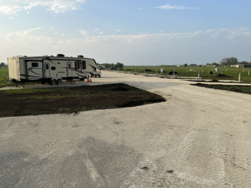 5th wheel in Gravel site at Big Country RV Park - Grandview