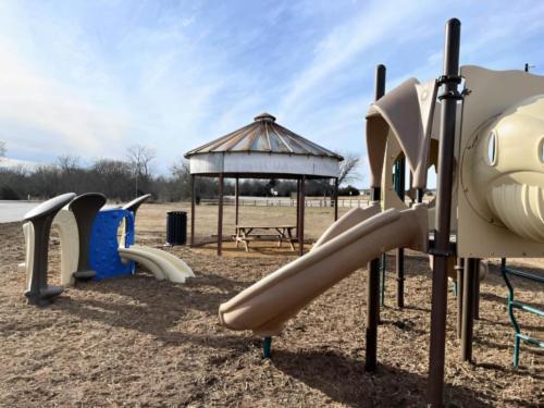 Play area at site LakePoint RV Resort