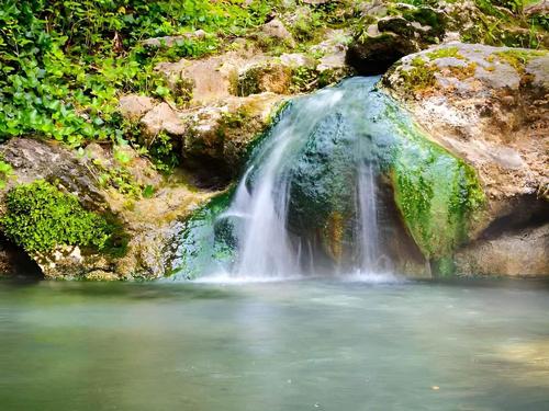 Waterfall at Hot Springs Campground