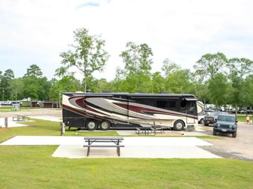RV parked at site 7 Bridges RV Resort