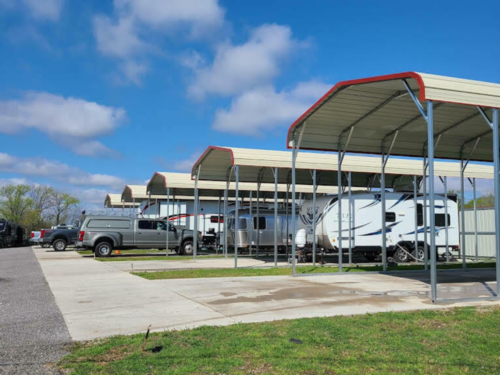 Covered RV parking