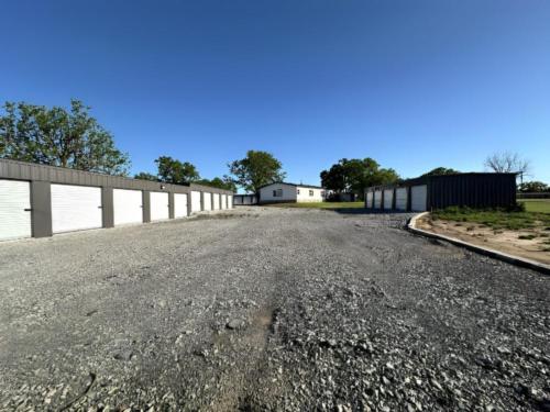 Storage units at site Downtown Springtown RV Park
